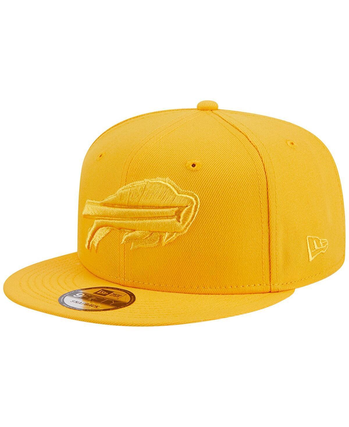 Mens New Era Gold Buffalo Bills Color Pack 9FIFTY Snapback Hat Product Image