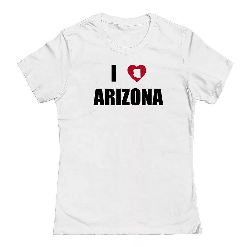 Juniors I Heart Arizona Graphic Tee, Womens Product Image