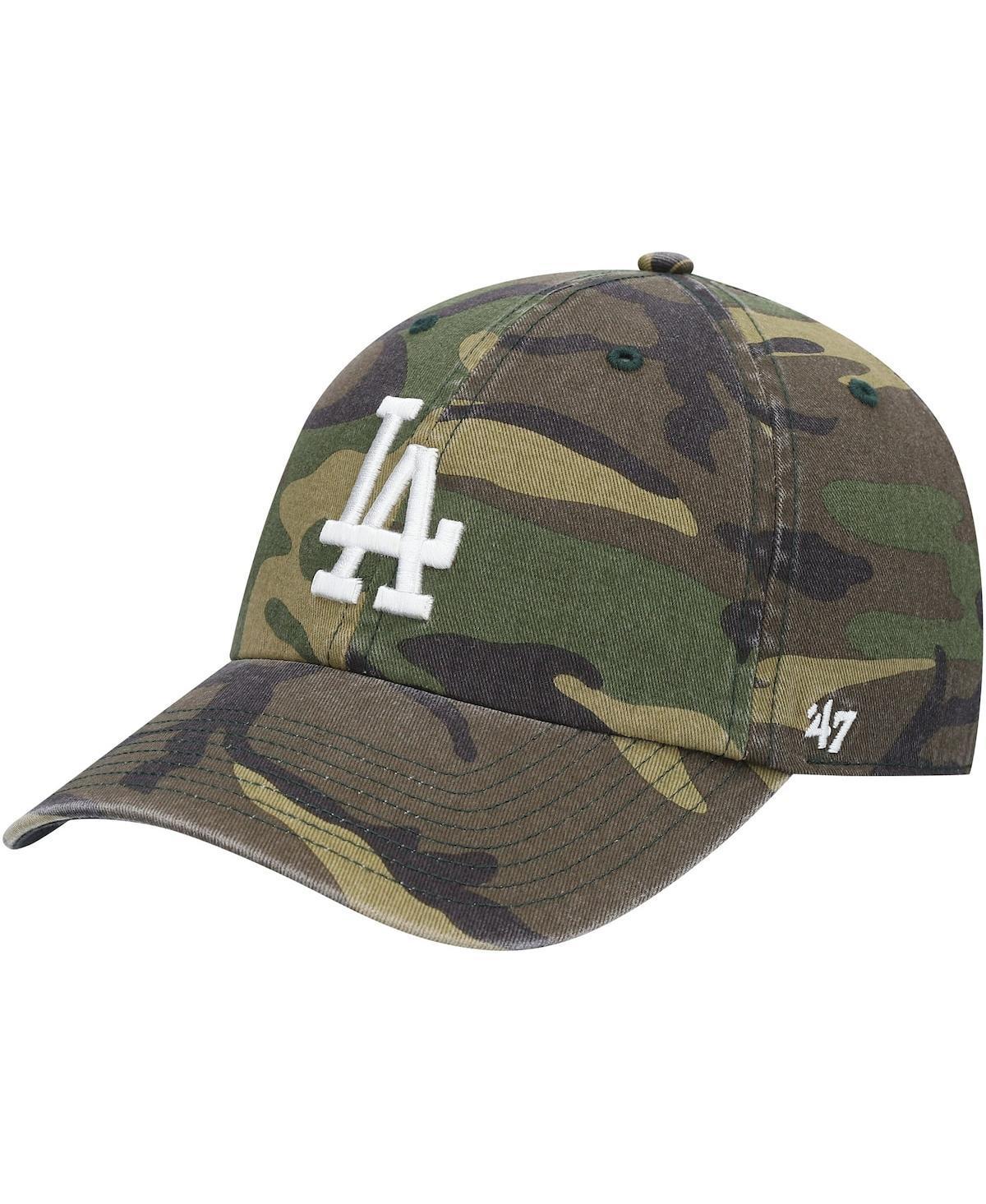 Mens 47 Camo Los Angeles Dodgers Team Clean Up Adjustable Hat Product Image