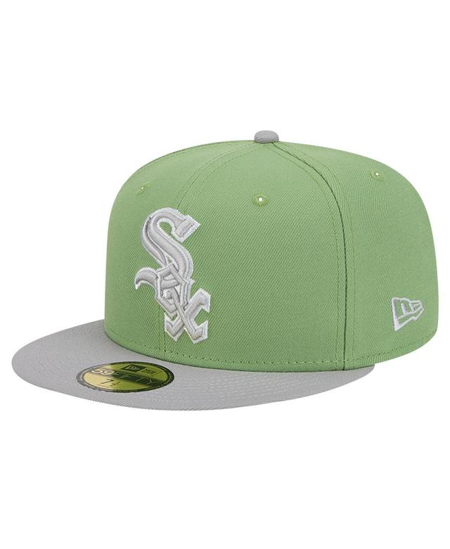 New Era Mens Green Chicago White Sox Two-Tone Color Pack 59FIFTY Fitted Hat - Green, Gray Product Image