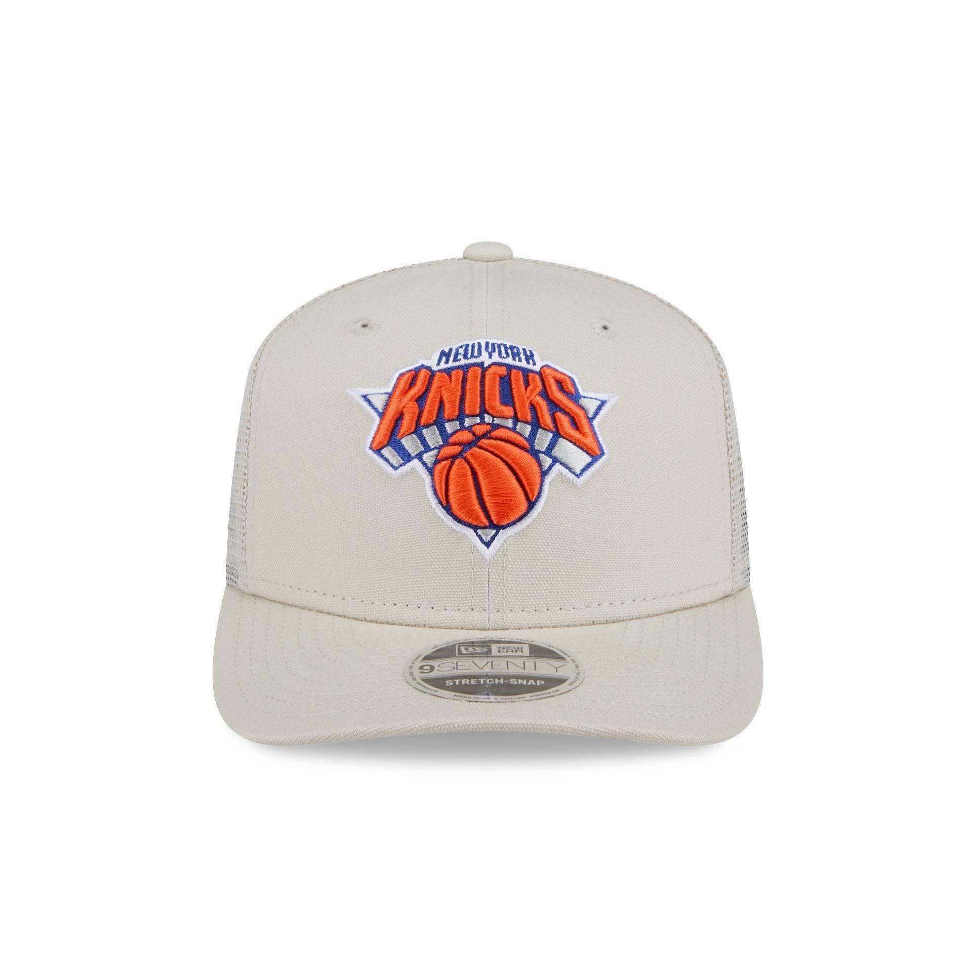 New York Knicks Canvas 9SEVENTY Trucker Hat Male Product Image