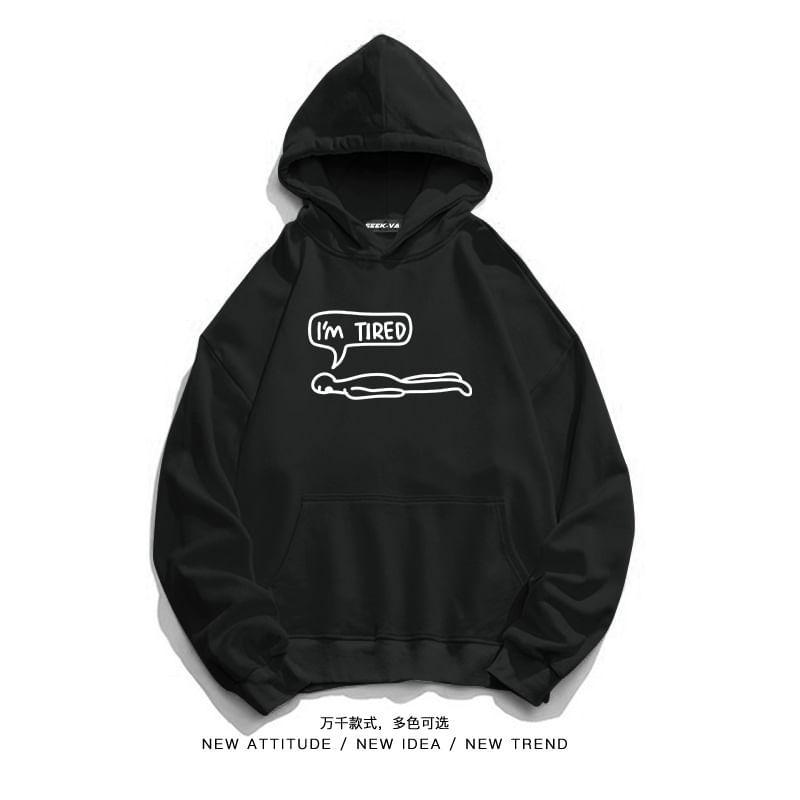 Cartoon Print Hoodie Product Image