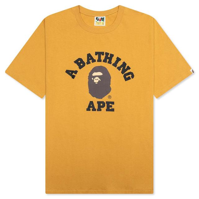 College Tee - Yellow Male Product Image