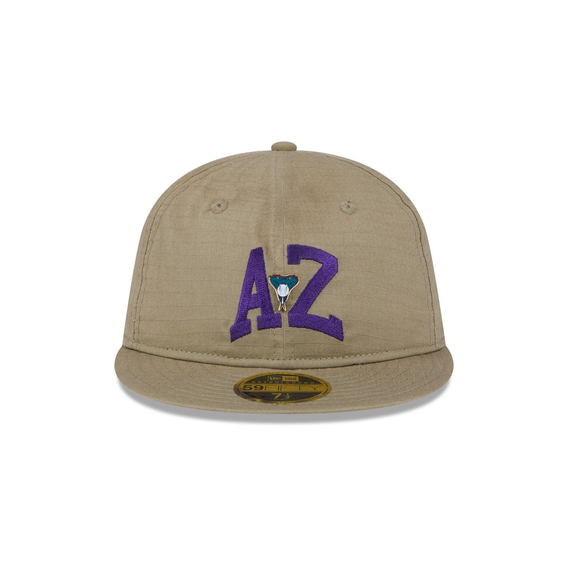 Arizona Diamondbacks Logo Pin Retro Crown 59FIFTY Fitted Hat Male Product Image