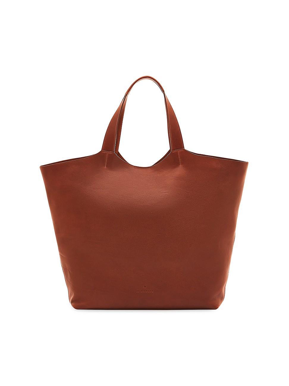 Womens Le Laudi Leather Tote Bag Product Image