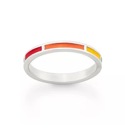 Enamel Mosaic Stacker Ring Product Image