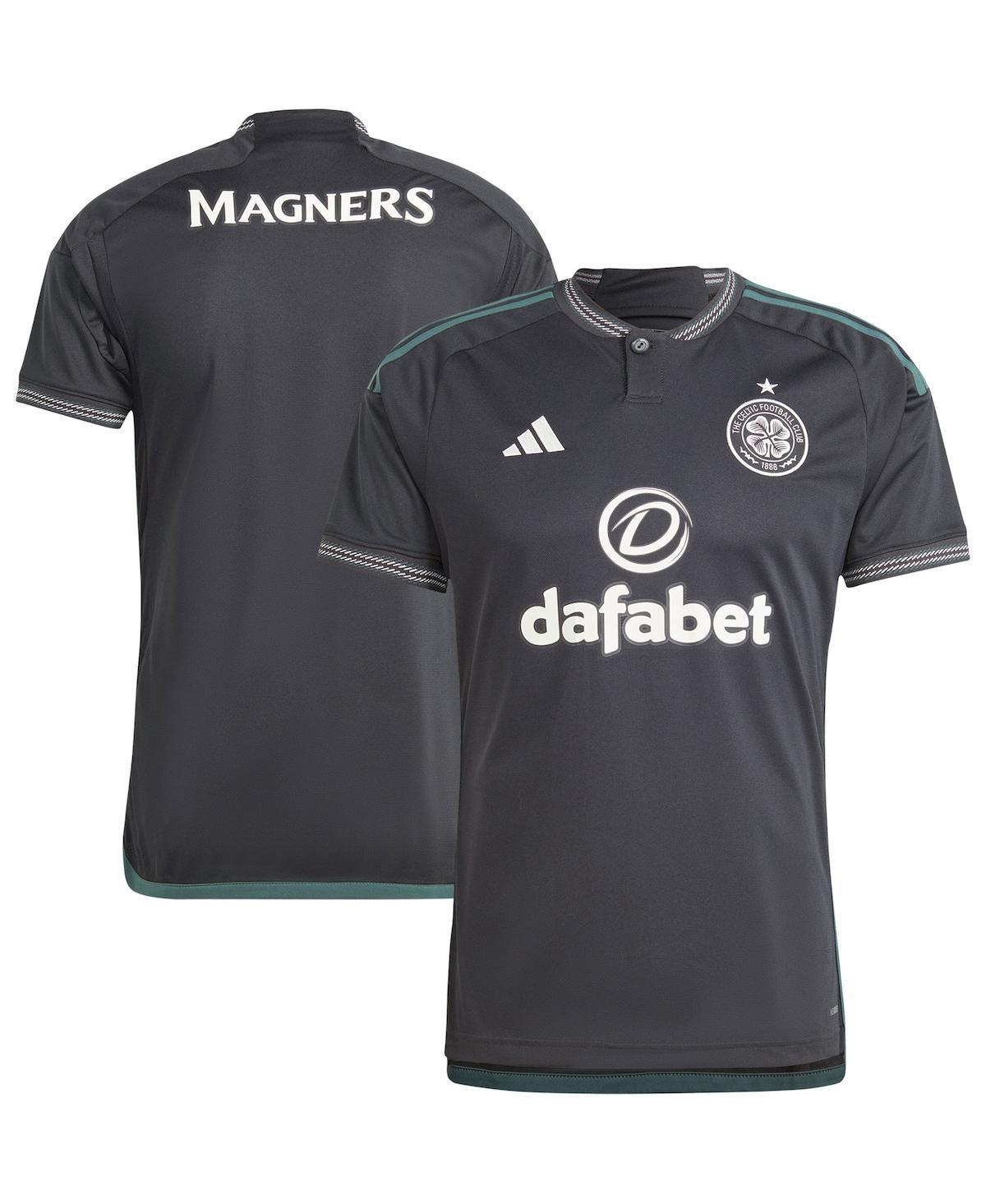 Mens adidas Black Celtic 2023/24 Away Replica Jersey - Black Product Image