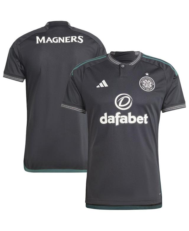 Mens adidas Black Celtic 2023/24 Away Replica Jersey - Black Product Image