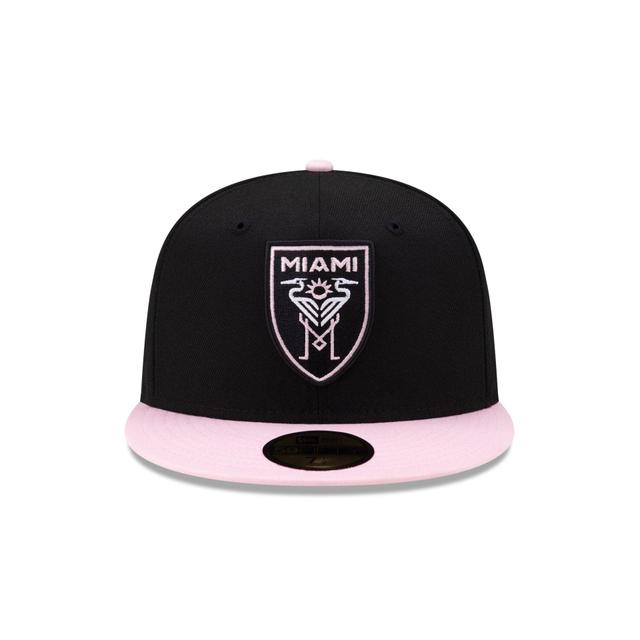 Inter Miami Basic Crest 59FIFTY Fitted Hat Male Product Image