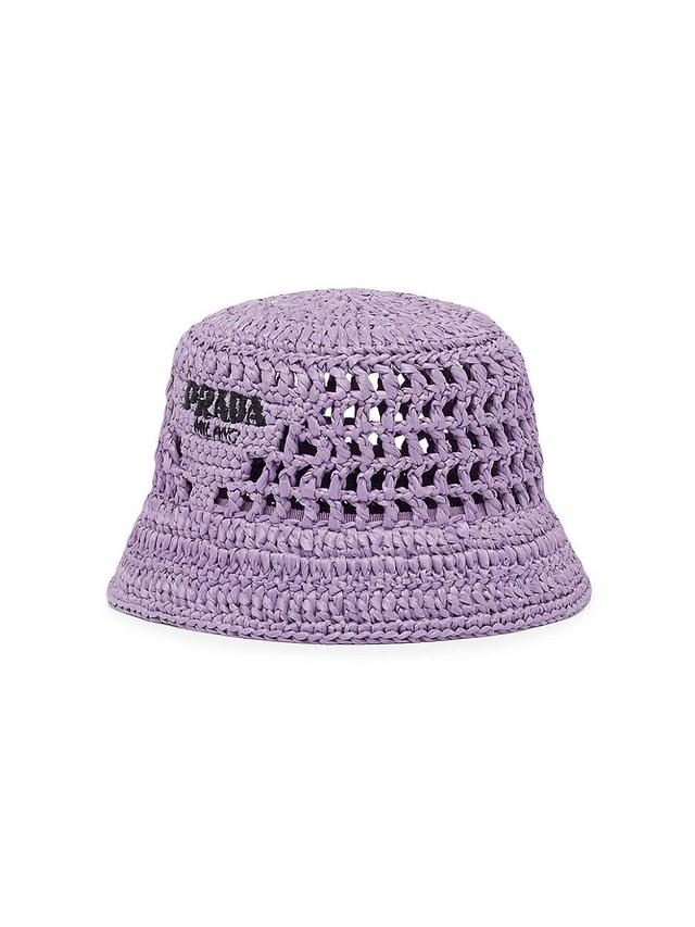 Womens Raffia Bucket Hat Product Image