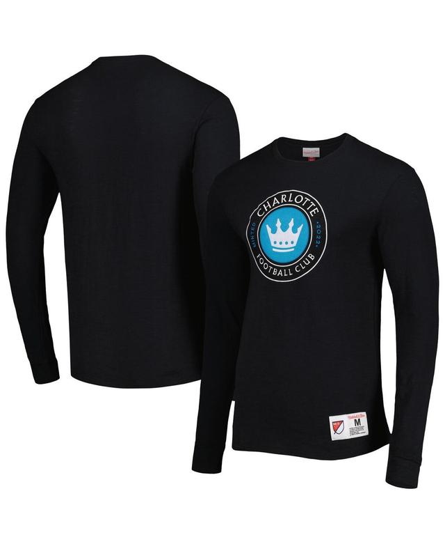 Mens Mitchell & Ness Black Charlotte Fc Legendary Long Sleeve T-shirt Product Image