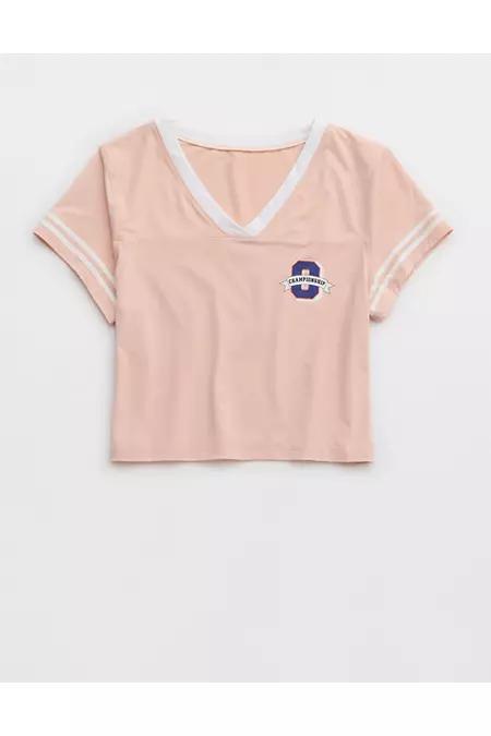 OFFLINE By Aerie Jersey Ringer V-Neck T-Shirt Women's Product Image