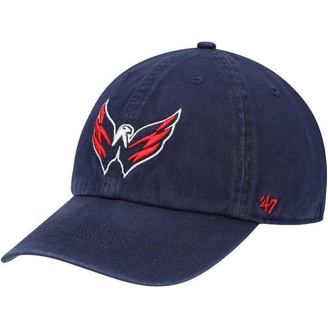 Mens 47 Washington Capitals Logo Franchise Fitted Hat Blue Product Image