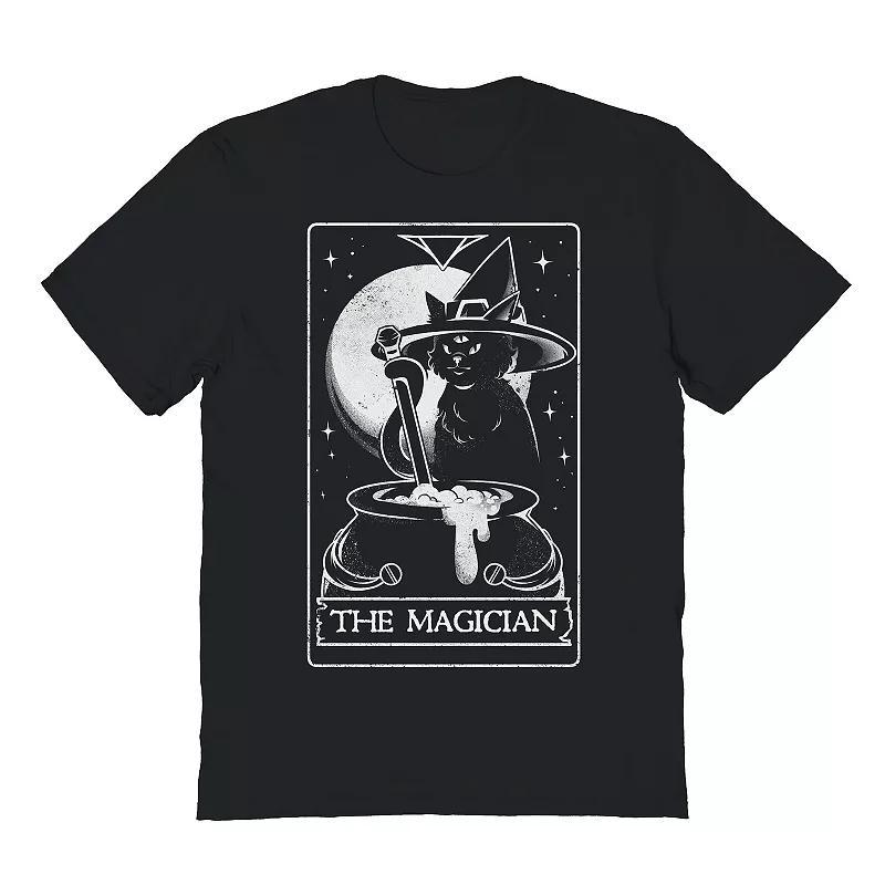 Mens the Magician Halloween Graphic Tee Product Image