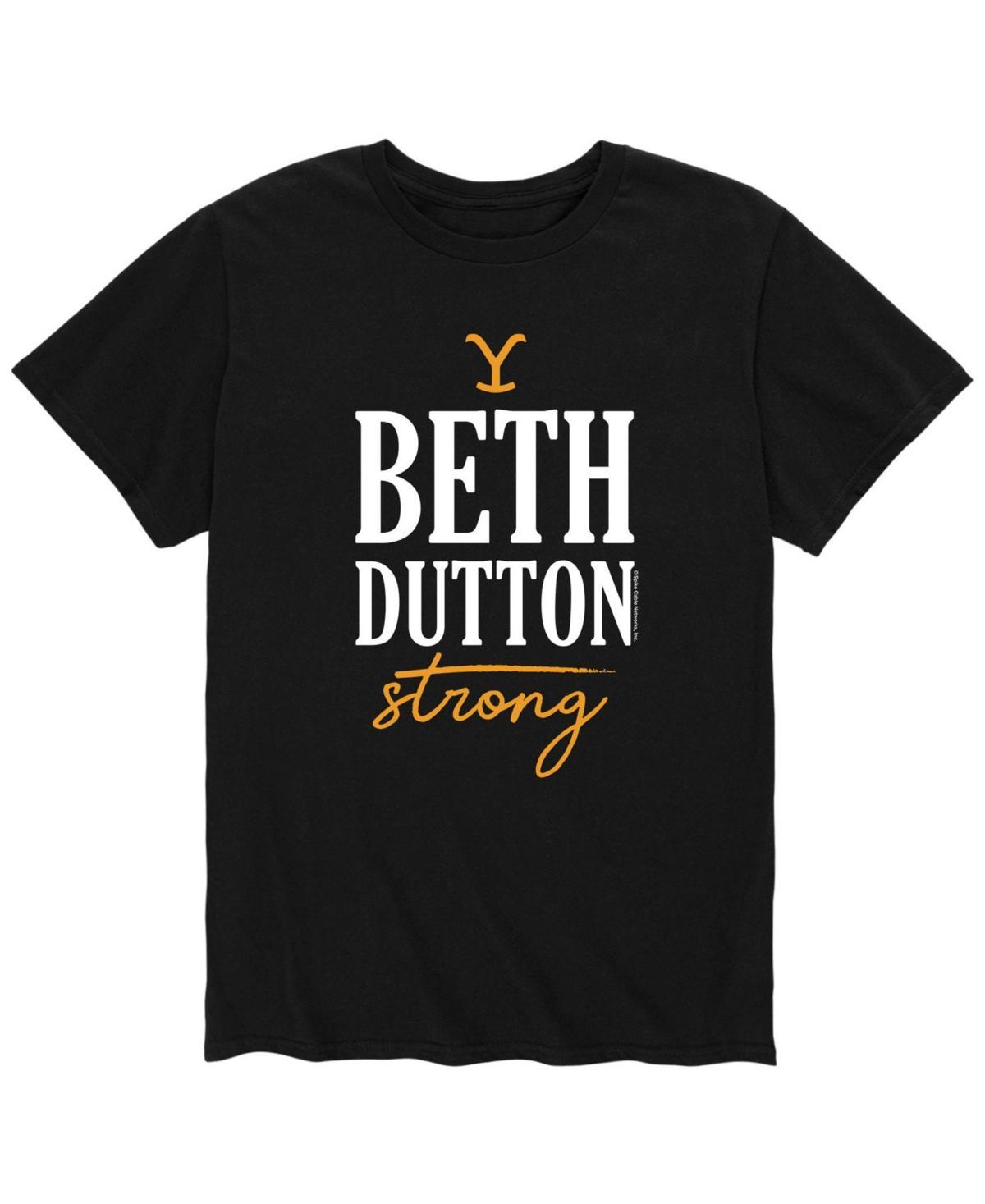 Mens Yellowstone Beth Dutton Strong Tee Blue Product Image