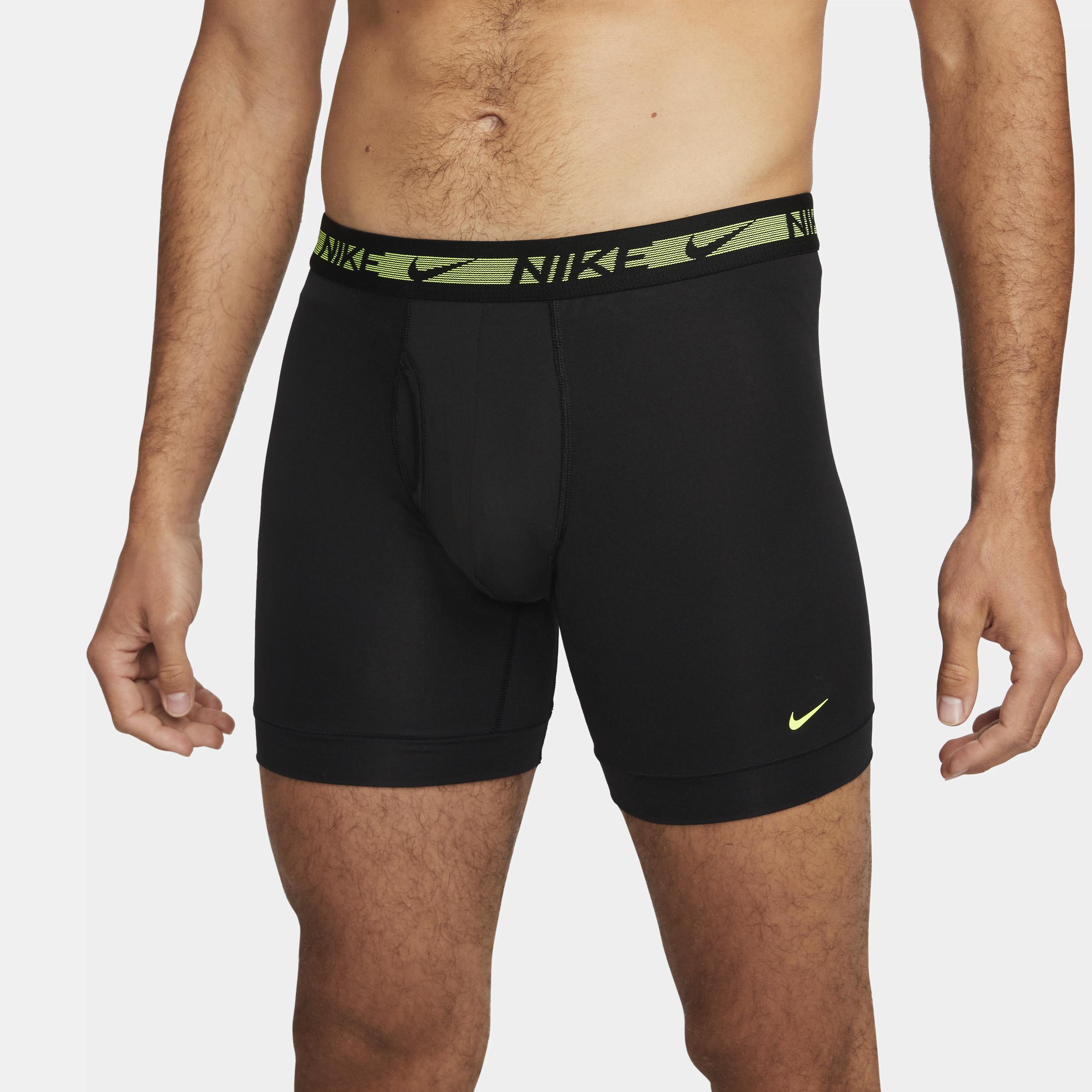 Nike Men's Dri-FIT Ultra-Stretch Micro Boxer Briefs (3-Pack) Product Image