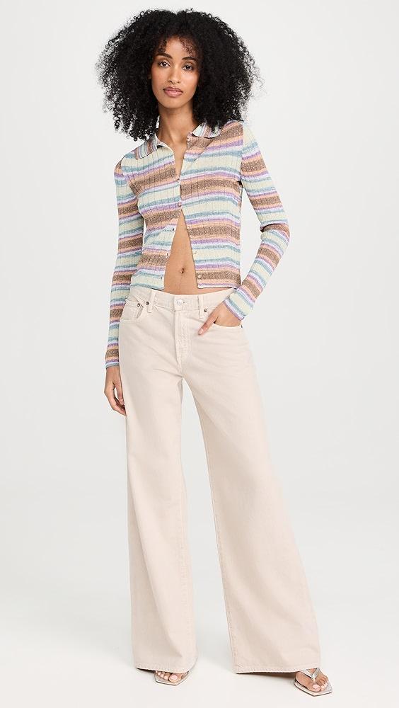 AGOLDE Clara Low Rise Baggy Flare Jeans | Shopbop Product Image