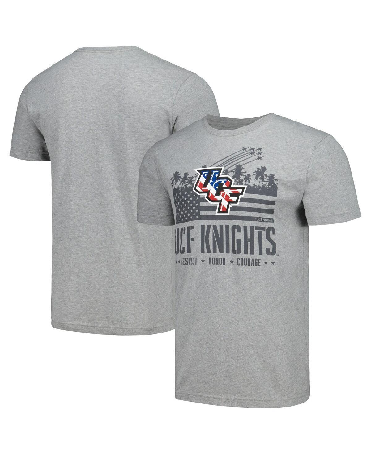 Mens Heather Gray Ucf Knights Fly Over T-shirt Product Image