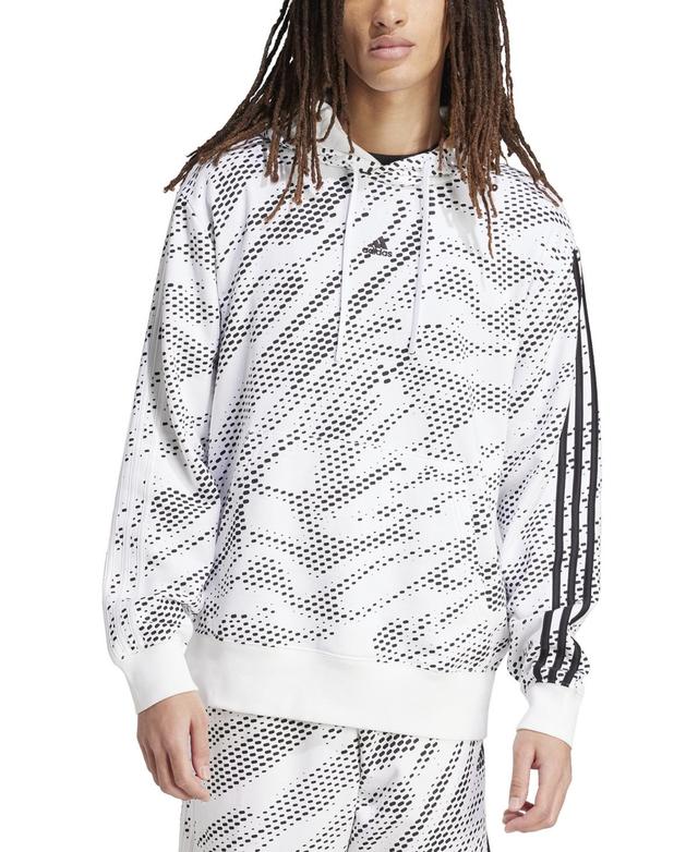 Mens All Szn Snack Attack Loose-Fit 3-Stripes French Terry Hoodie Product Image