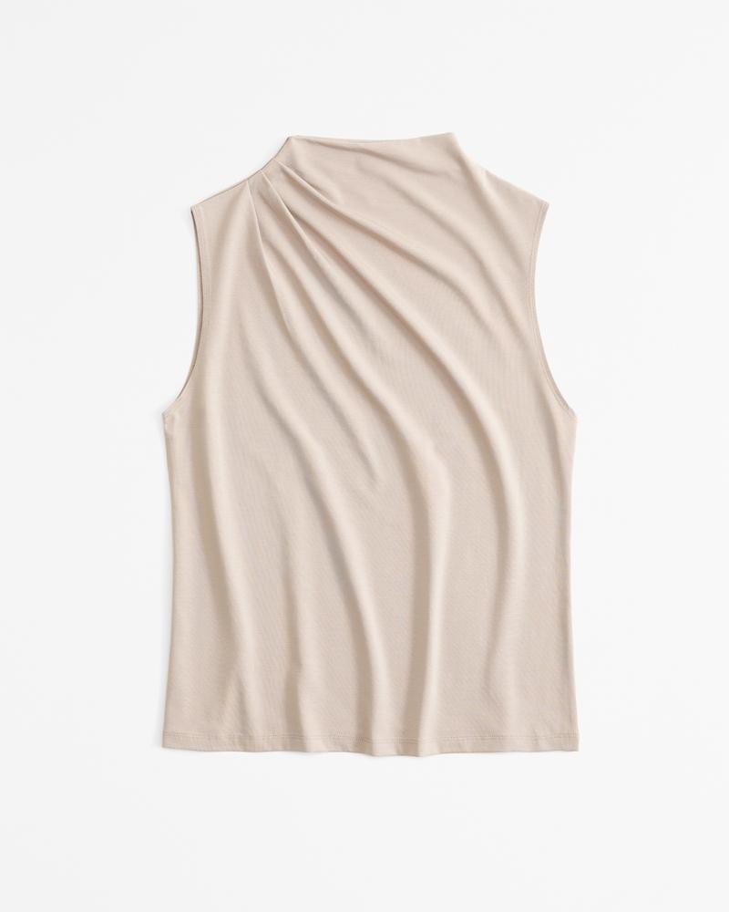 Sleeveless Grown-On Mockneck Top Product Image