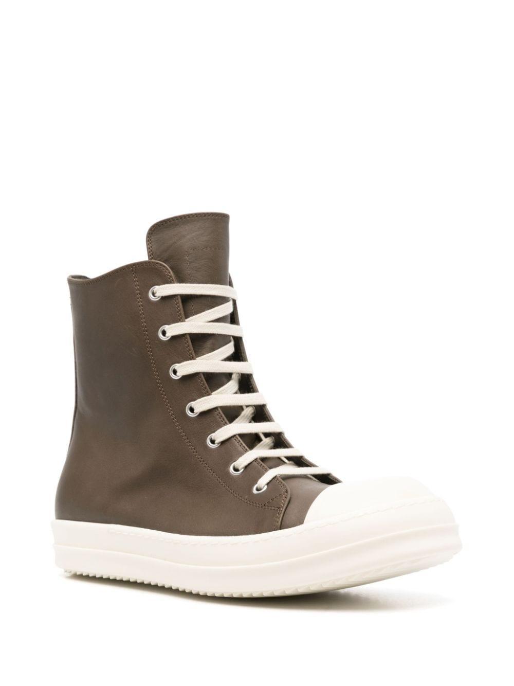 High-top Sneakers In Brown Product Image