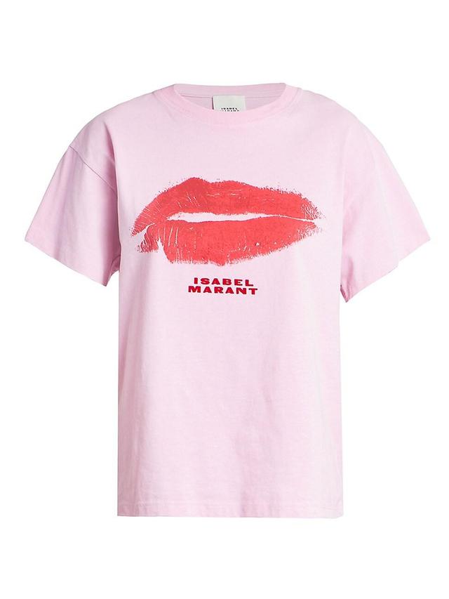 Isabel Marant Yates Kiss Graphic T-Shirt Product Image