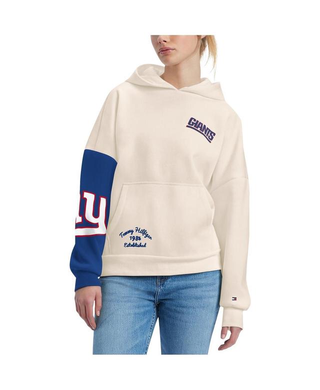 Womens Tommy Hilfiger Cream New York Giants Harriet Pullover Hoodie - Cream Product Image