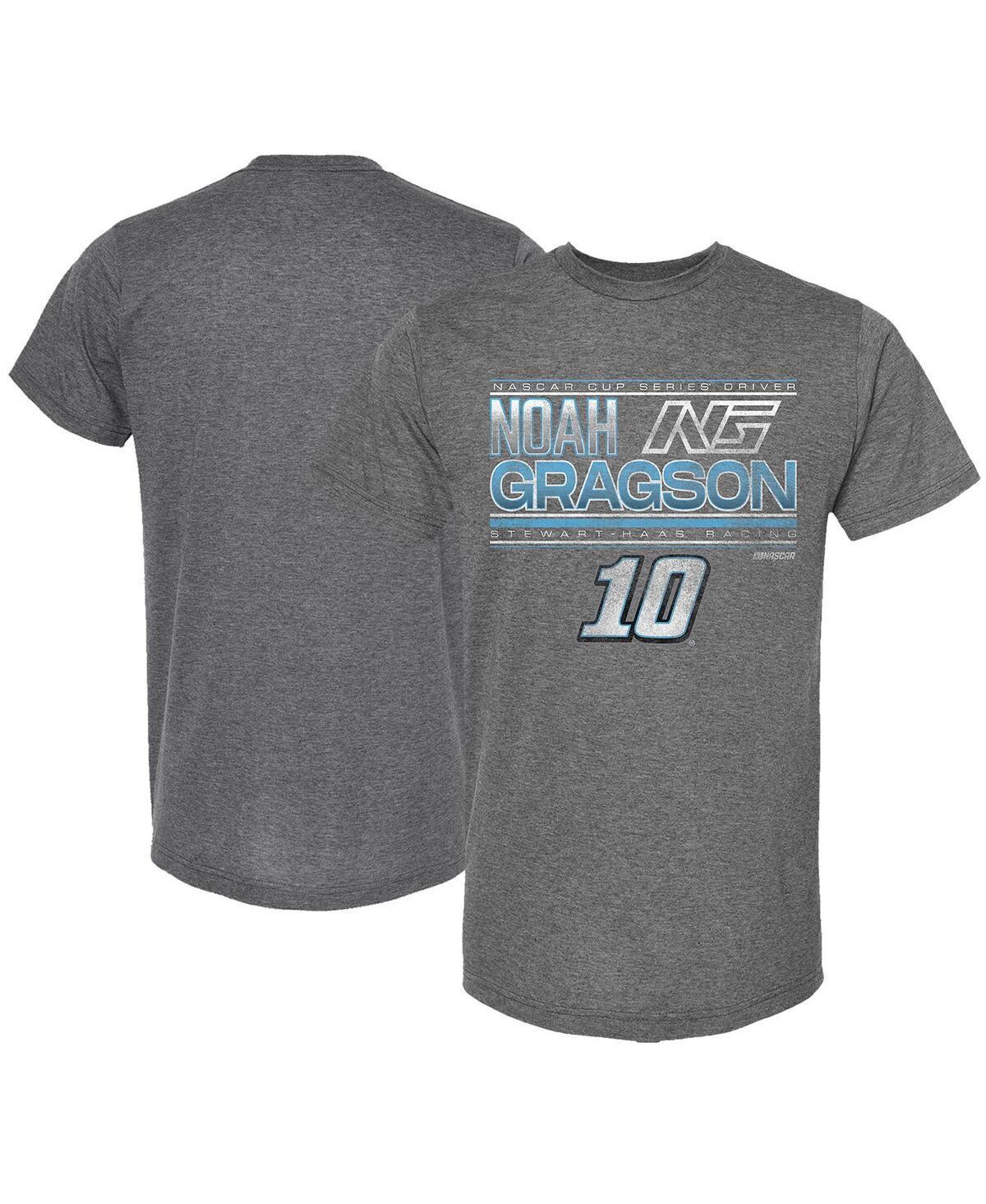 Stewart-Haas Racing Team Collection Mens Heather Charcoal Noah Gragson Name Number T-Shirt Product Image