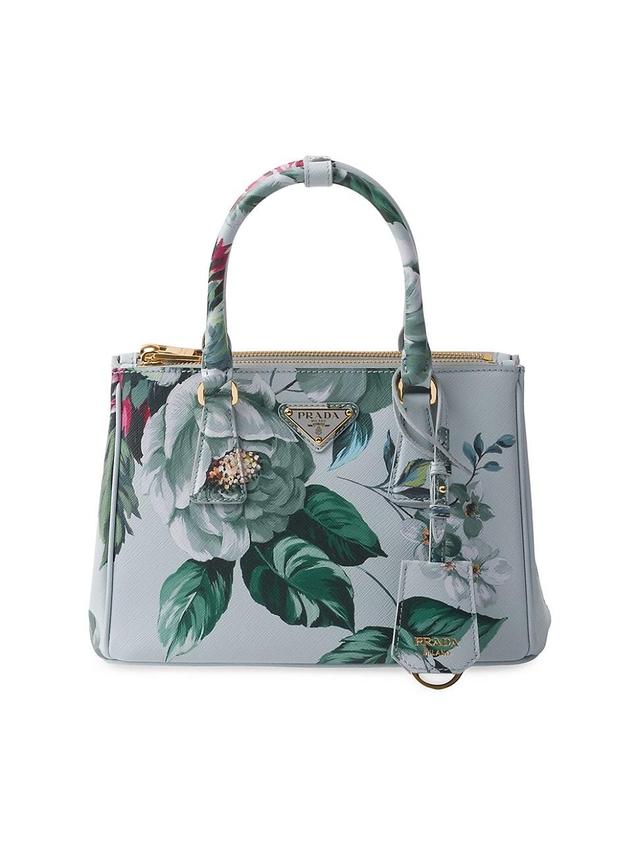 Womens Galleria Printed Saffiano Leather Bag Product Image