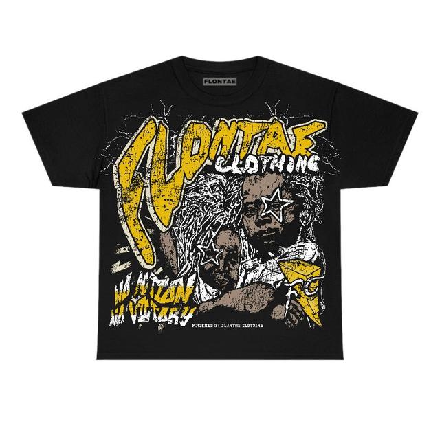 Vivid Sulfur 4s Flontae T-Shirt No Action Graphic Product Image