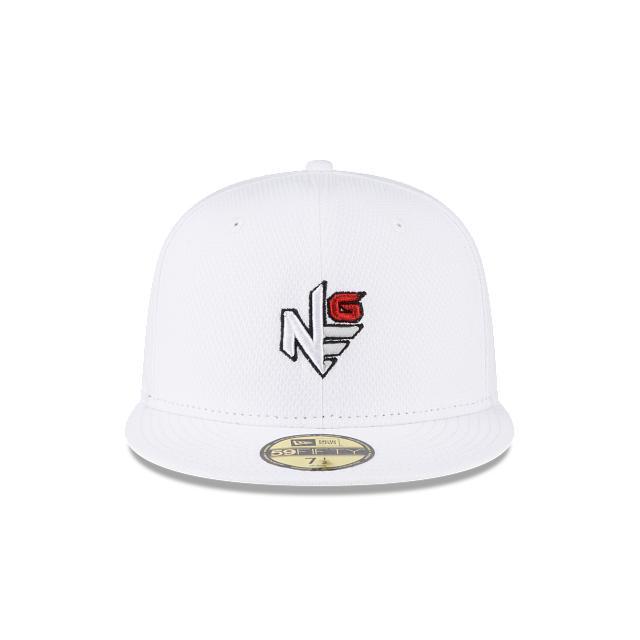 New Era Golf White 59FIFTY Fitted Hat Male Product Image