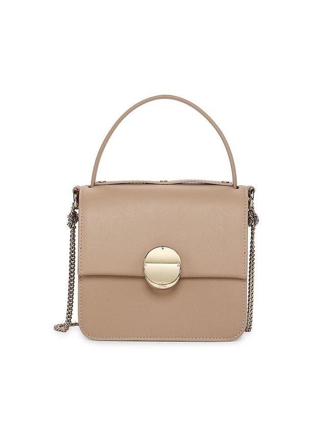 Chlo Penelope Structured Leather Top Handle Bag Product Image