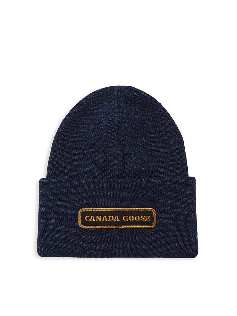 Mens Ribbed Logo Beanie Product Image