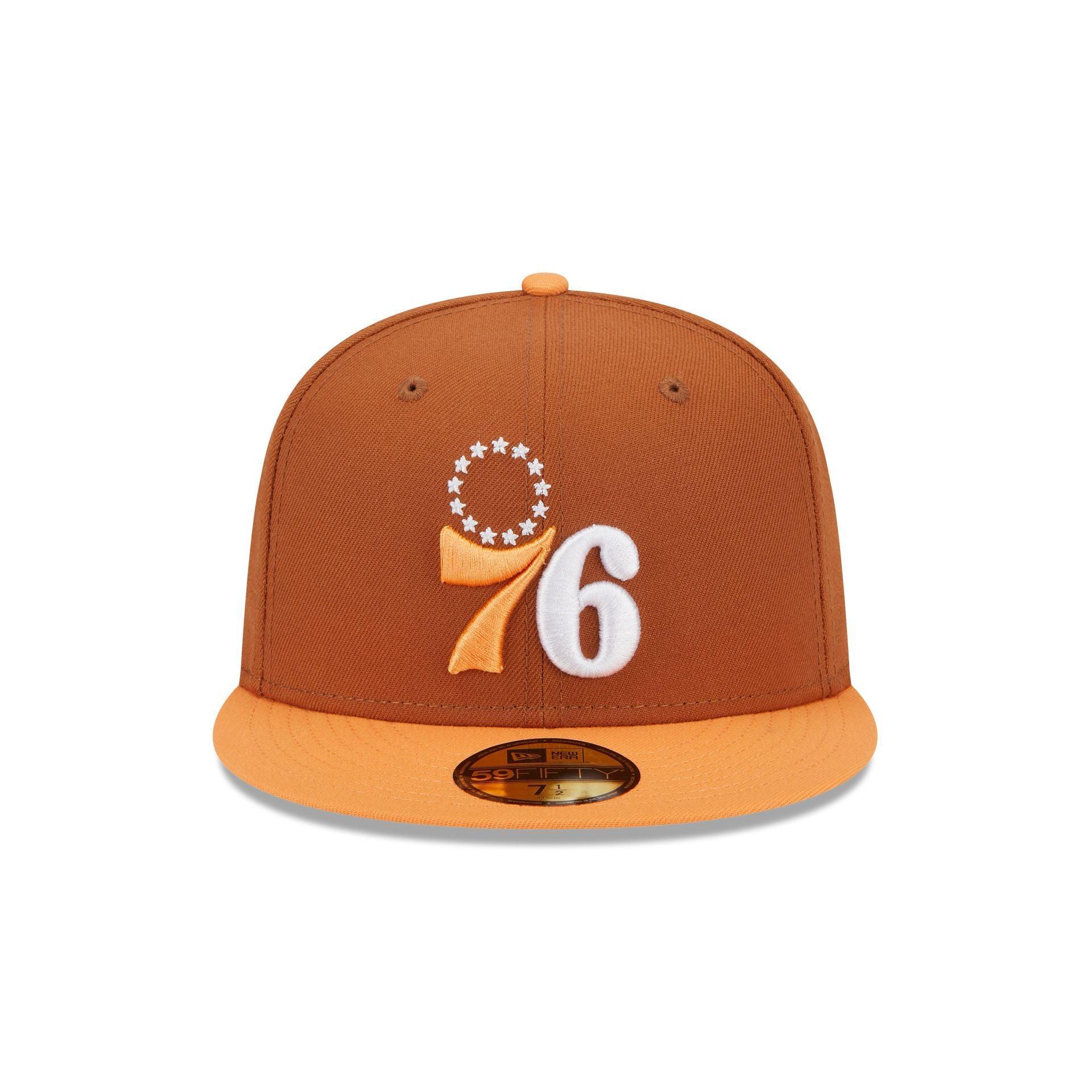 Philadelphia 76ers Color Pack Earthy Brown 59FIFTY Fitted Hat Male Product Image