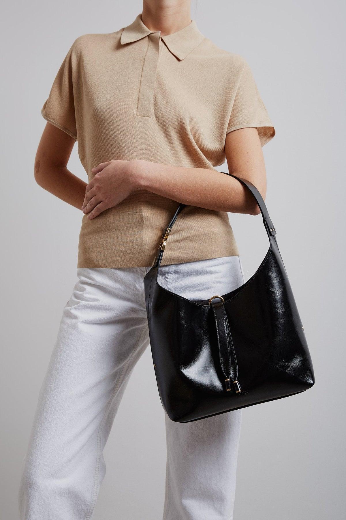 CHLOÉ Marcie Black Leather Hobo Bag Product Image