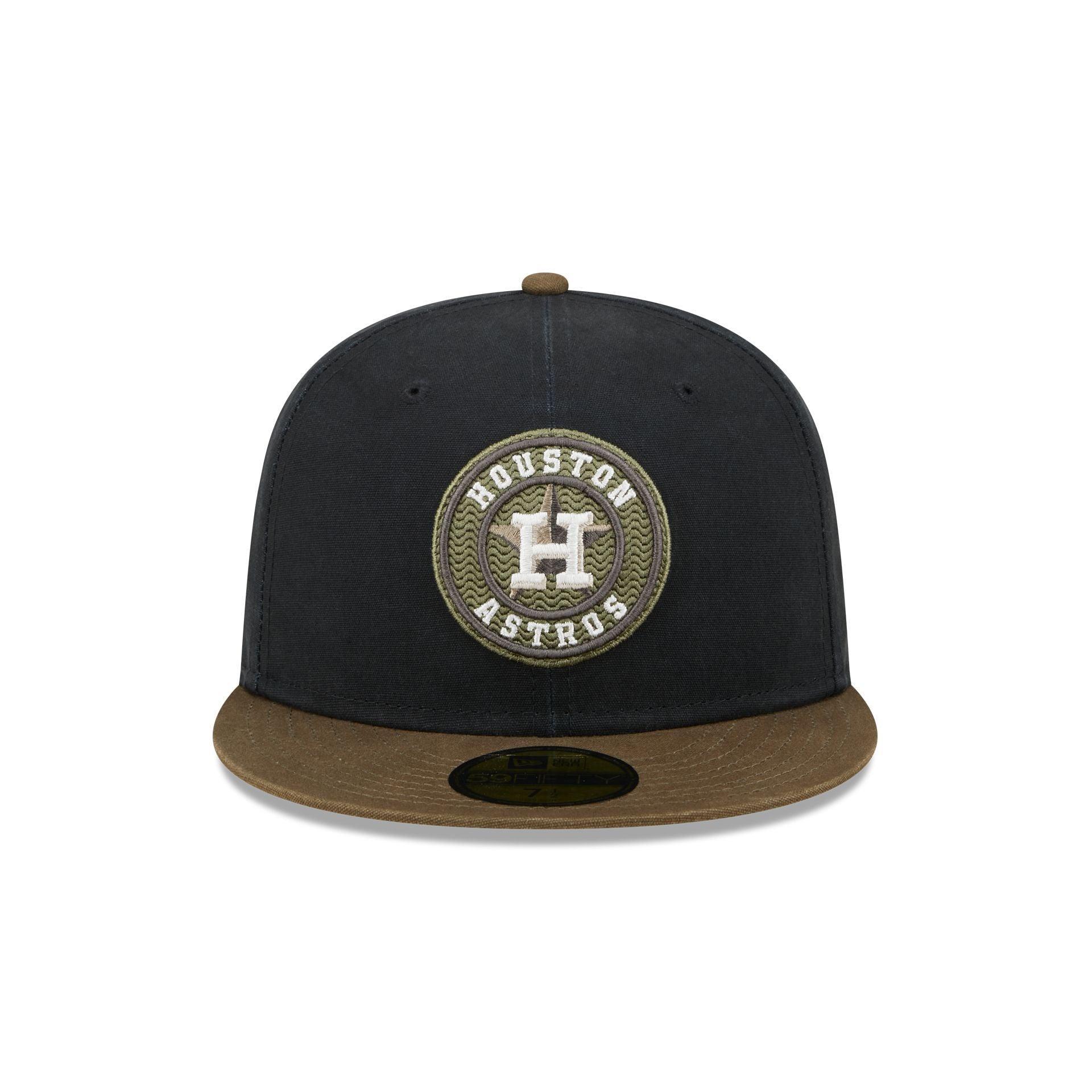 Houston Astros Quilted Logo 59FIFTY Fitted Hat Male Product Image