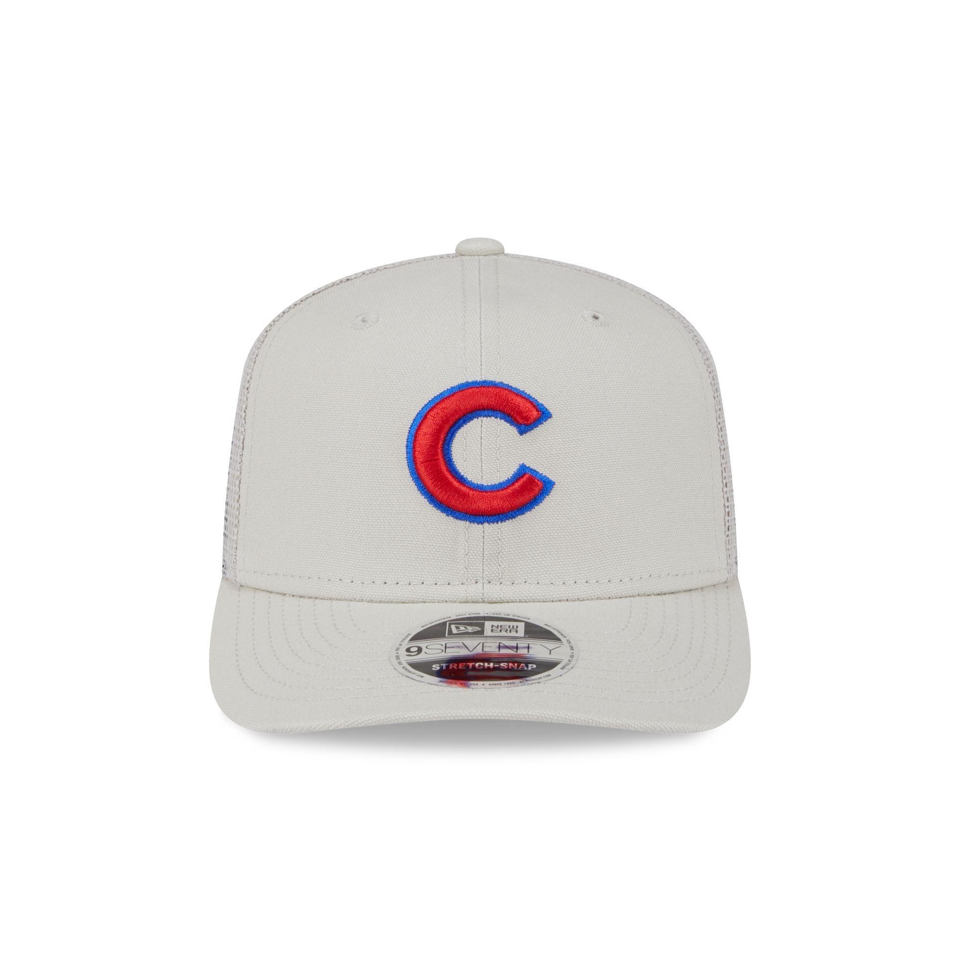 Chicago Cubs Canvas 9SEVENTY Trucker Hat Male Product Image