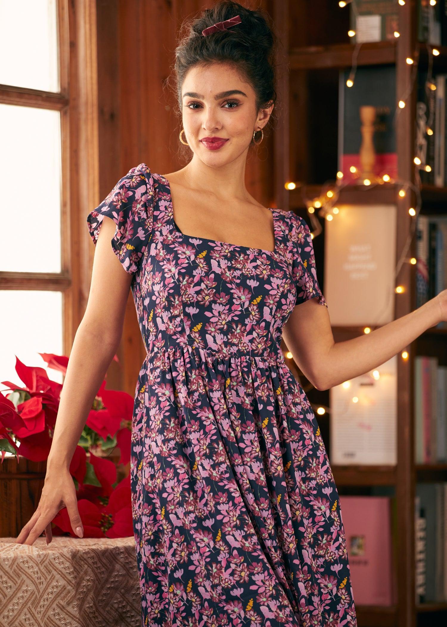 Timeless Tapestry Square Neck Dress Product Image