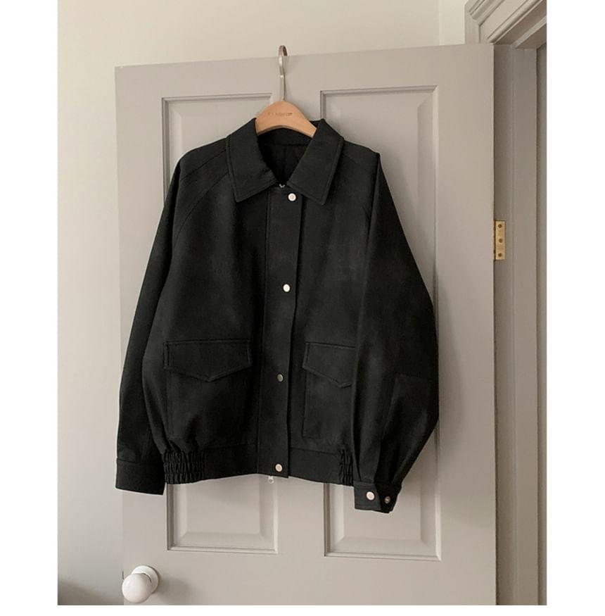 Plain Zip Jacket Product Image