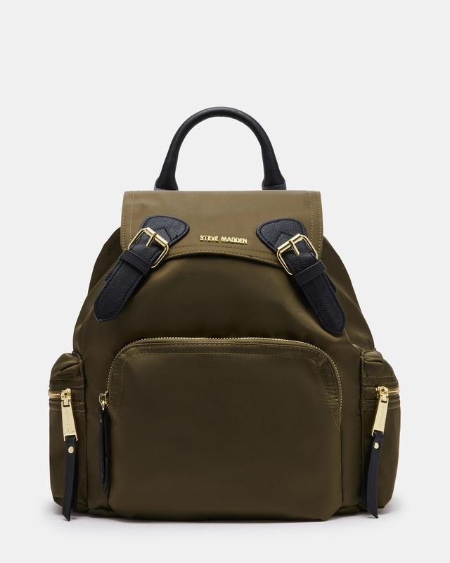 NYLON BACKPACK OLIVE Female Product Image