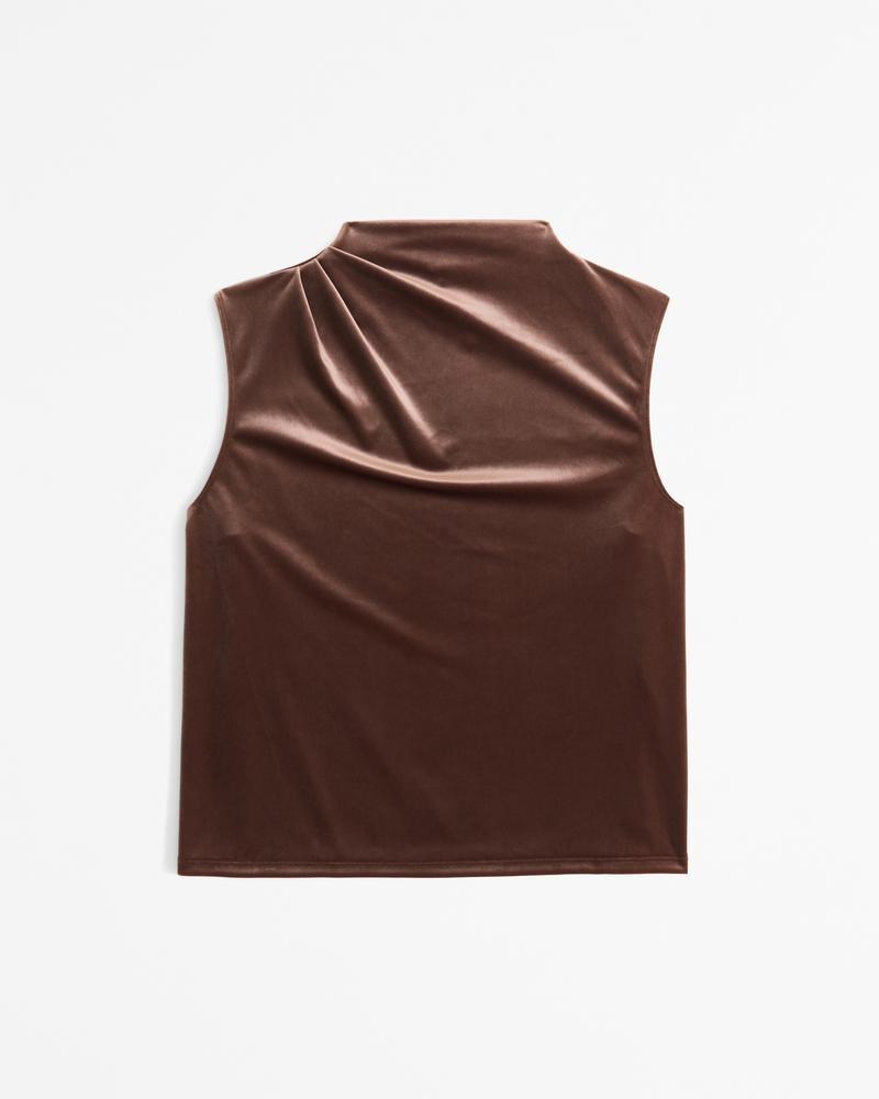 Sleeveless Grown-On Mockneck Top Product Image