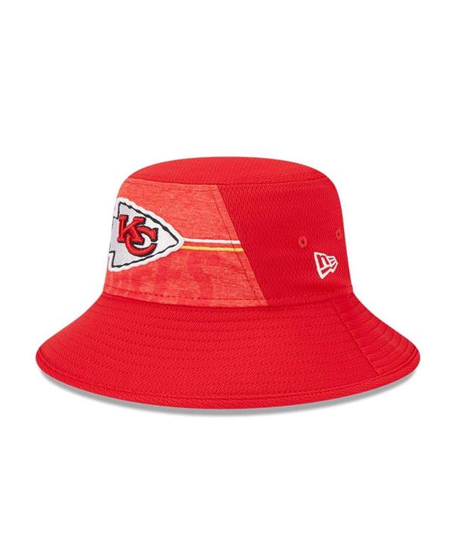 Mens New Era Red Kansas City Chiefs 2023 Nfl Training Camp Stretch Bucket Hat Product Image