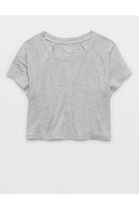 OFFLINE By Aerie Thumbs Up Cropped T-Shirt Women's Product Image