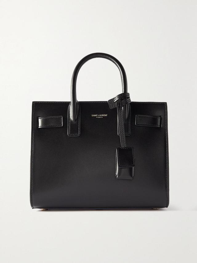 SAINT LAURENT Nano Sac De Jour Leather Satchel In Black Product Image