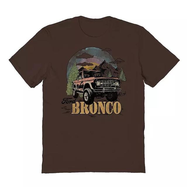 Mens Bronco Dawn Graphic Tee Dark Brown Product Image