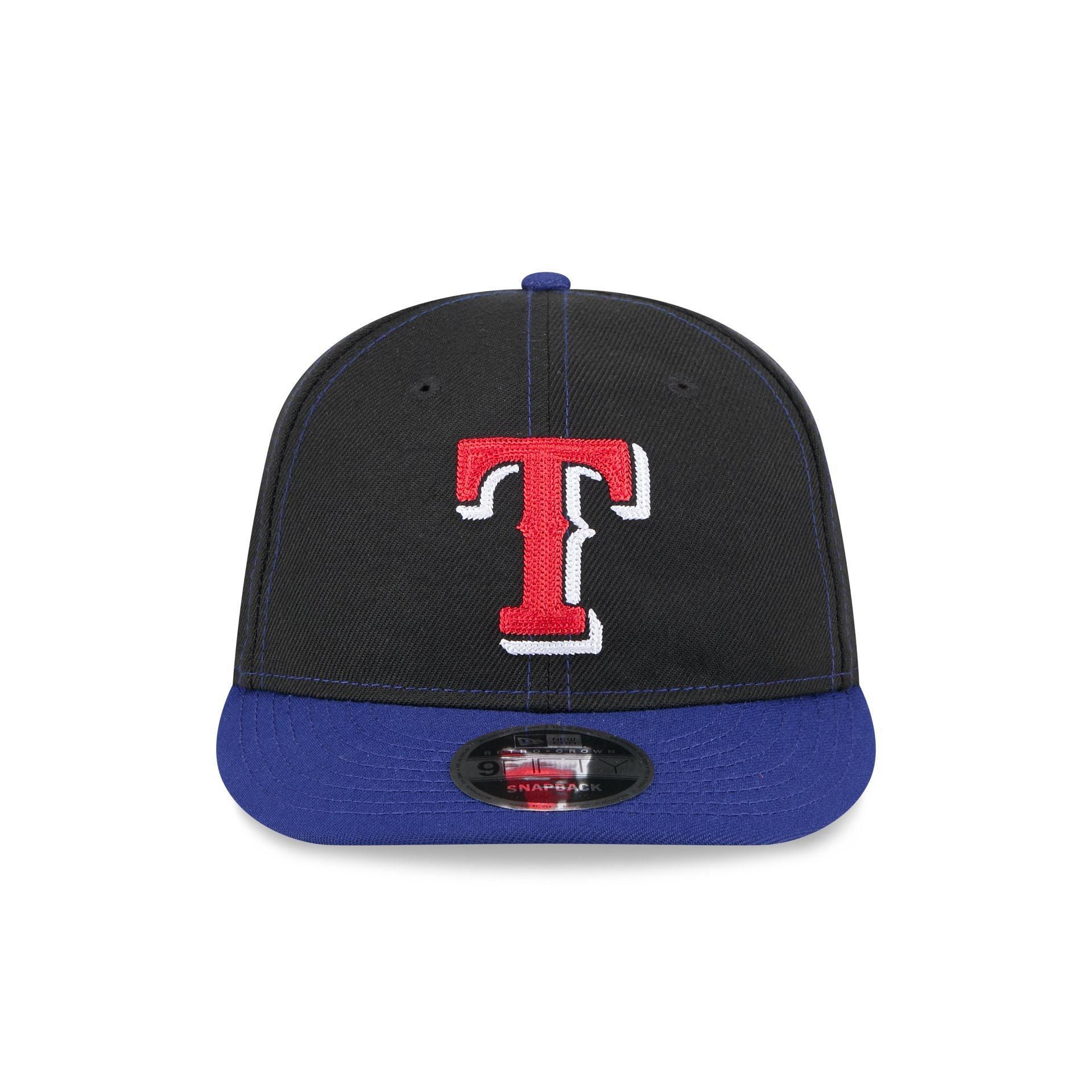 Texas Rangers Thunder Crown Retro Crown 9FIFTY Snapback Hat Male Product Image