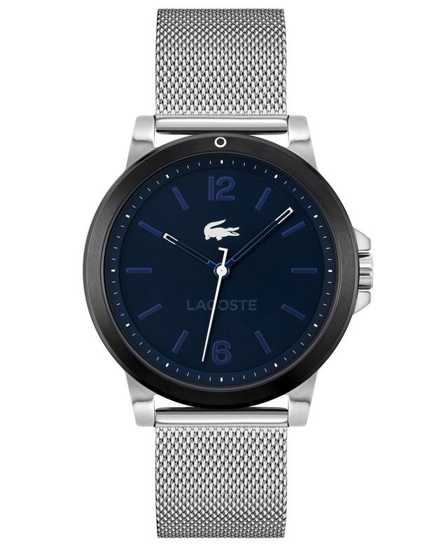 Lacoste Mens Court Stainless Steel Mesh Bracelet Watch 42mm - Stainless Steel Product Image