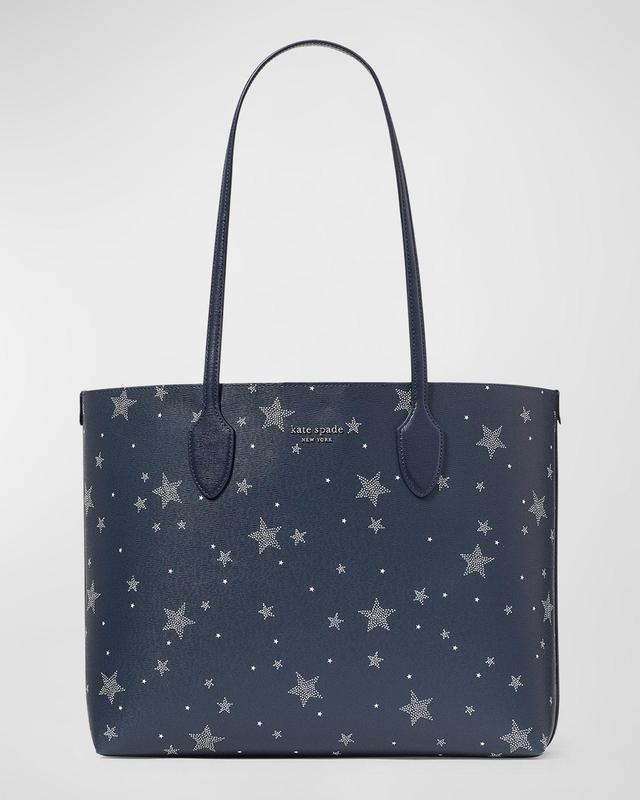 Kate Spade New York Bleecker Starlight Printed PVC Large Tote (Blazer Multi) Handbags Product Image