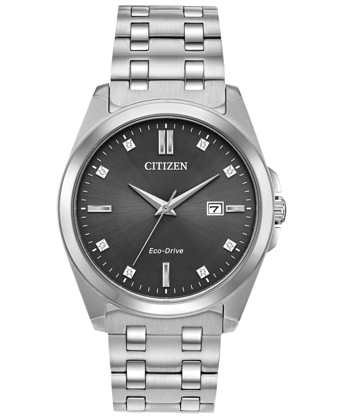 Citizen Eco-Drive Mens Corso Stainless Steel Bracelet Watch 41mm Product Image