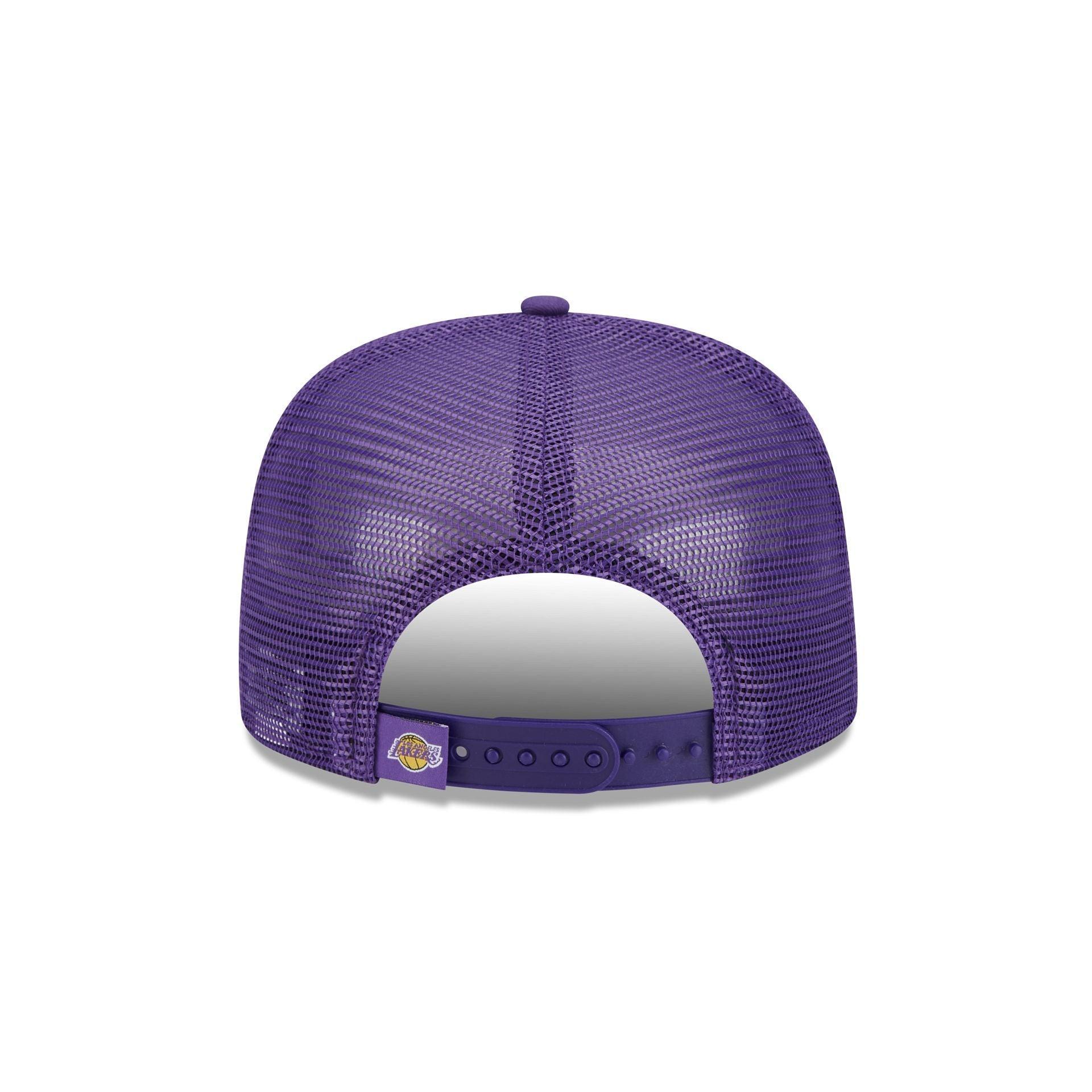 Los Angeles Lakers Court Sport 9FIFTY A-Frame Trucker Hat Male Product Image